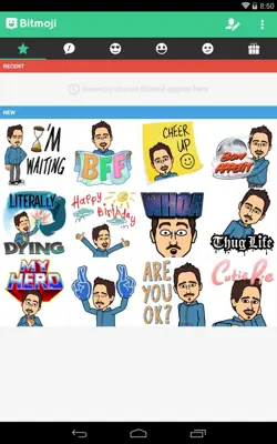 Bitmoji android App screenshot 1