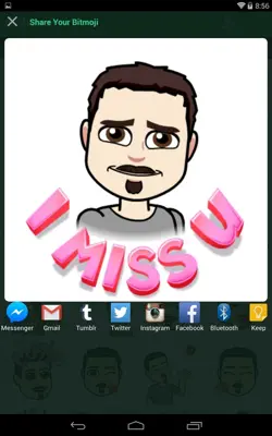 Bitmoji android App screenshot 2